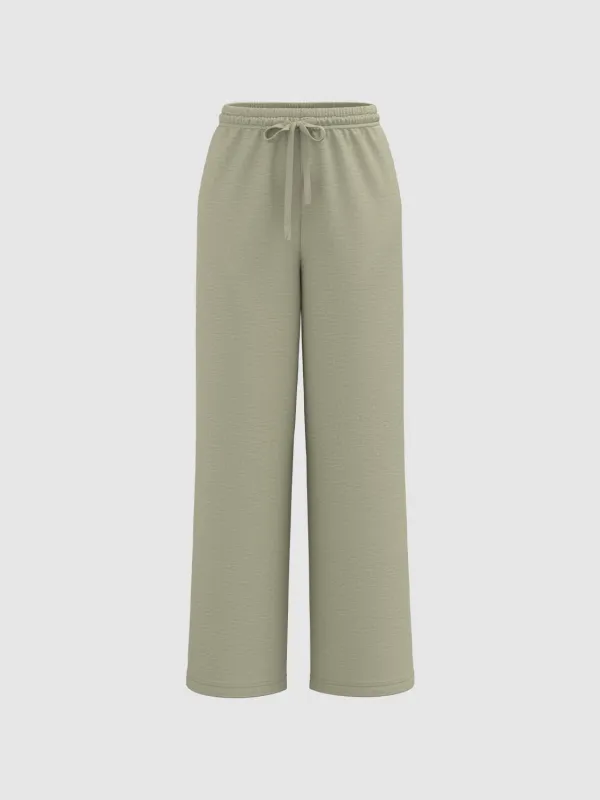 Pull On Wide Leg Pants sold by Urban Revivo
