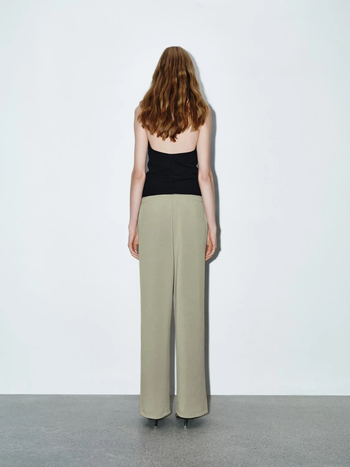 Pull On Wide Leg Pants sold by Urban Revivo product image thumbnail 4