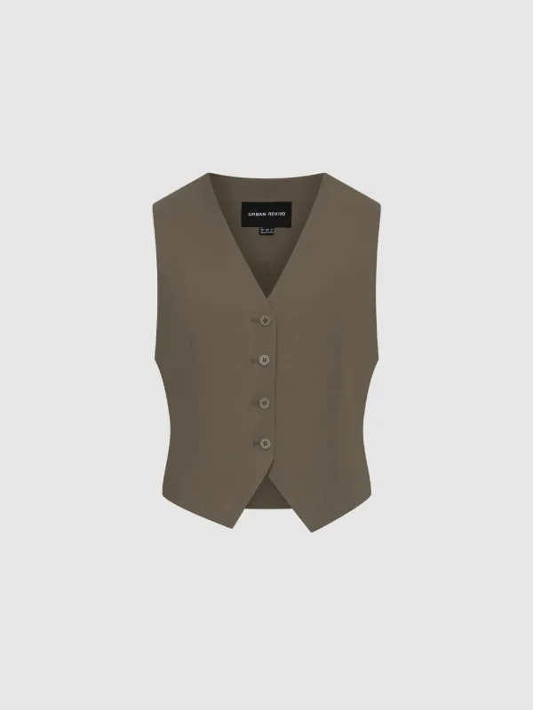 Tailored Waistcoat Vests sold by Urban Revivo