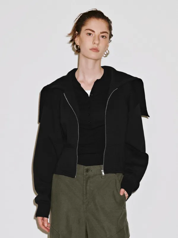 Balloon Sleeve Large Collar Jackets sold by Urban Revivo