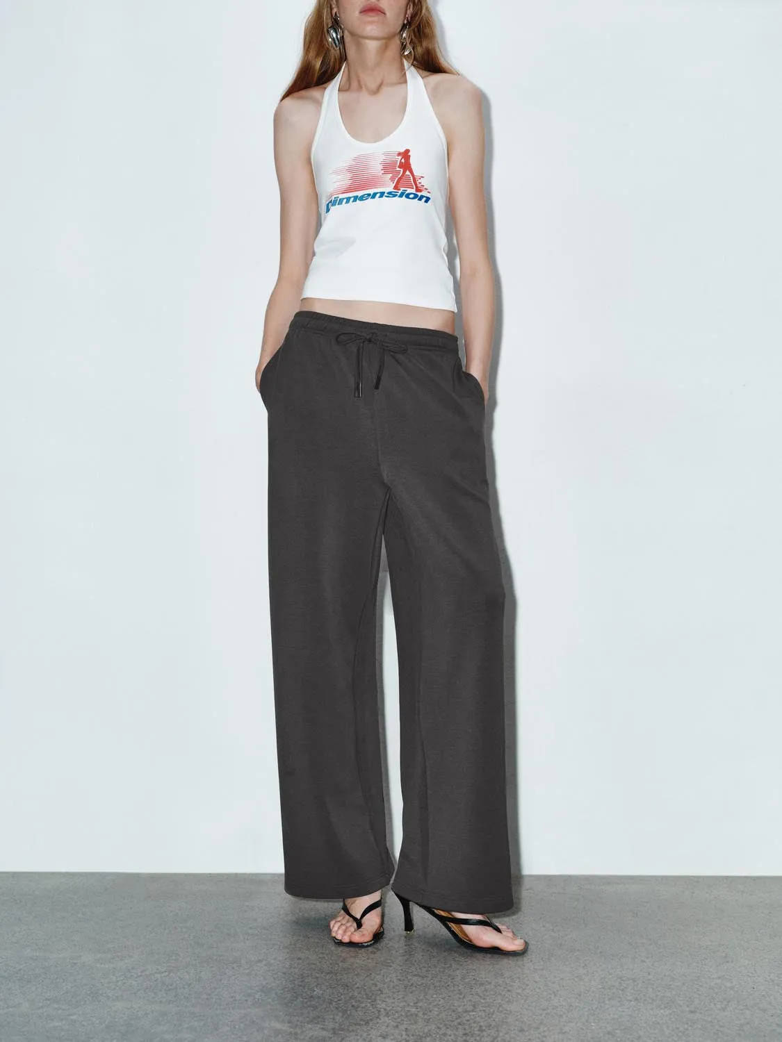 Pull On Wide Leg Pants sold by Urban Revivo product image thumbnail 2