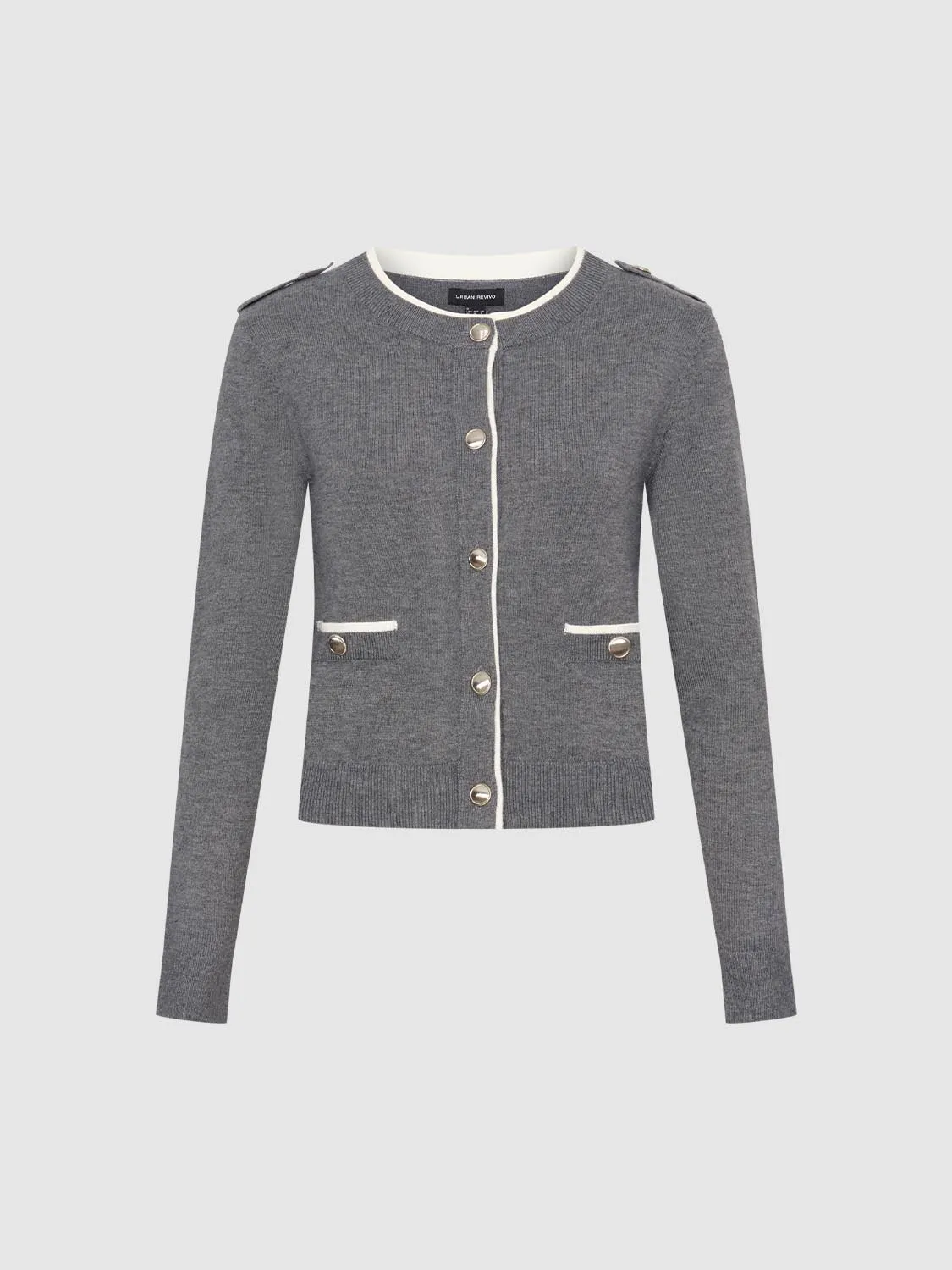Button Detail Knitted Cardigans sold by Urban Revivo product image thumbnail 4