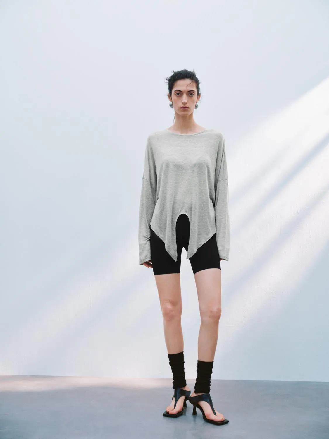 Tie Front Oversized T-Shirts sold by Urban Revivo product image thumbnail 4