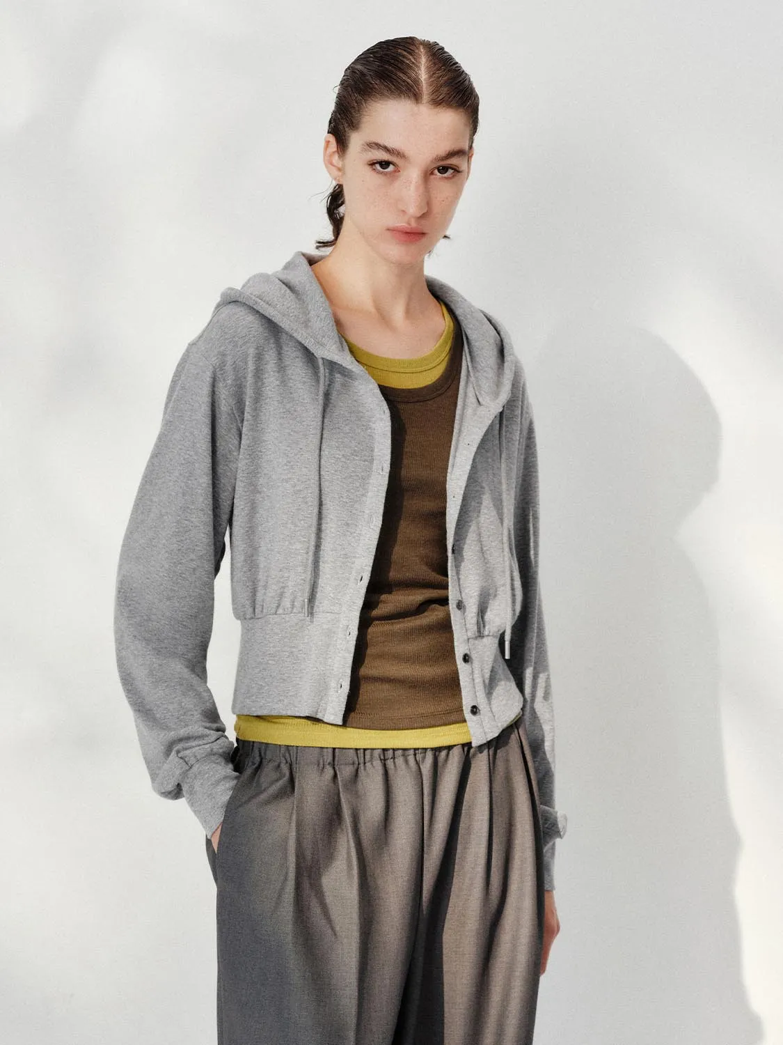 Fitted Waist Hooded Jackets sold by Urban Revivo