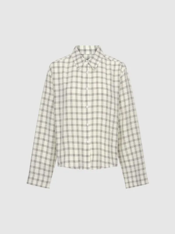 Check Button Up Shirts sold by Urban Revivo