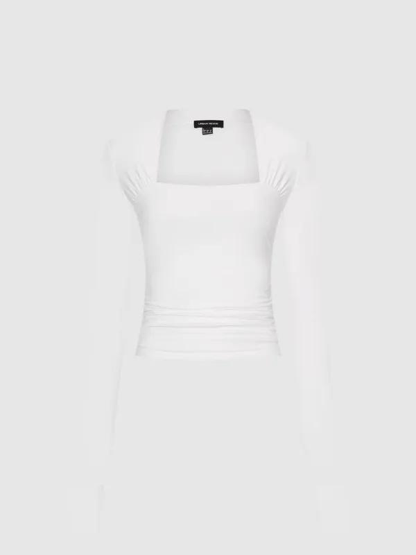 Skinny Ruched Long Sleeve T-Shirts sold by Urban Revivo