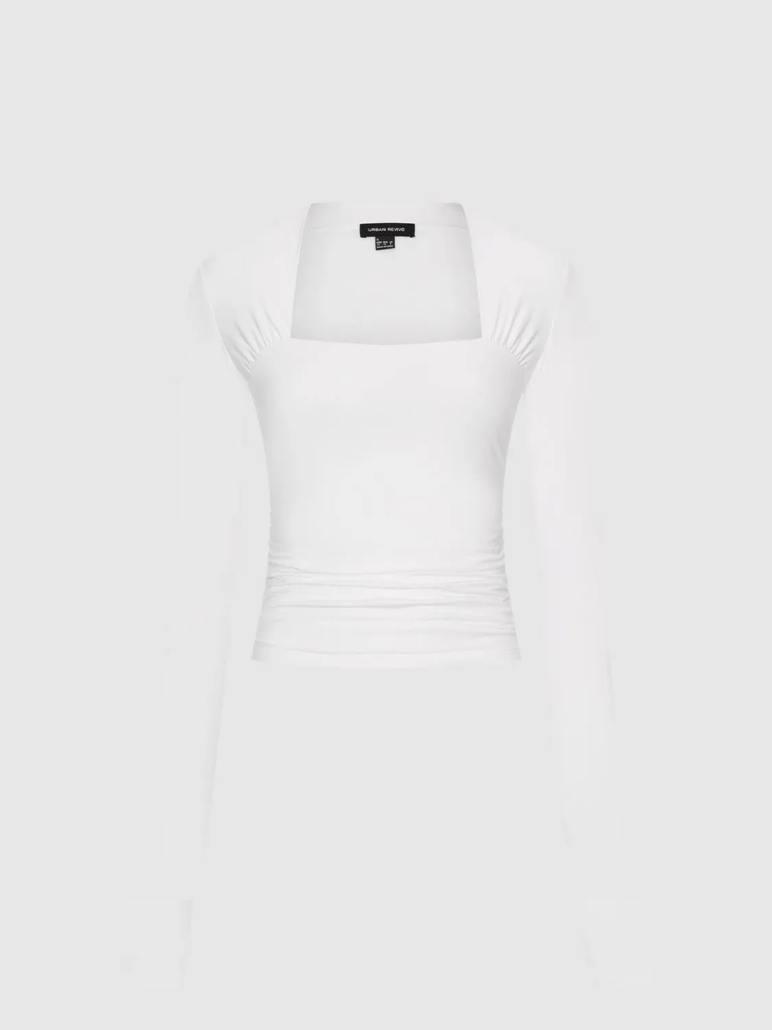 Skinny Ruched Long Sleeve T-Shirts sold by Urban Revivo