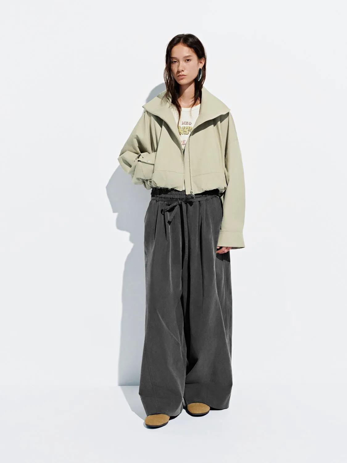 Funnel Neck Full Zip Jackets sold by Urban Revivo product image thumbnail 4