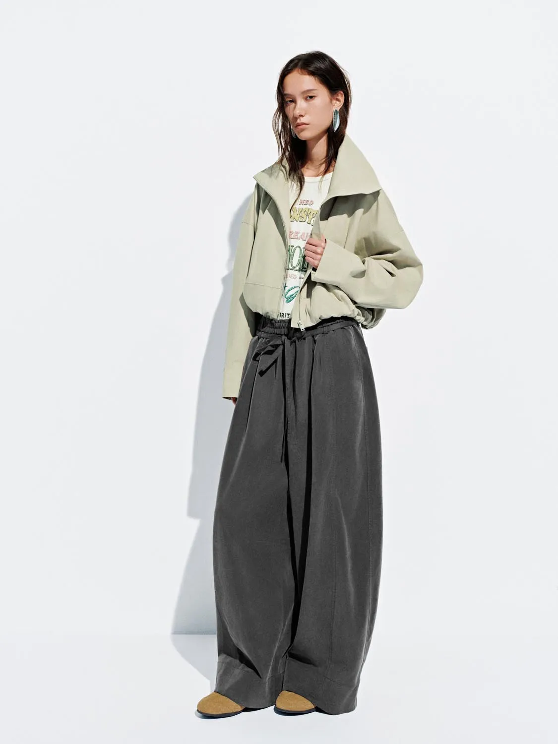 Funnel Neck Full Zip Jackets sold by Urban Revivo product image thumbnail 5