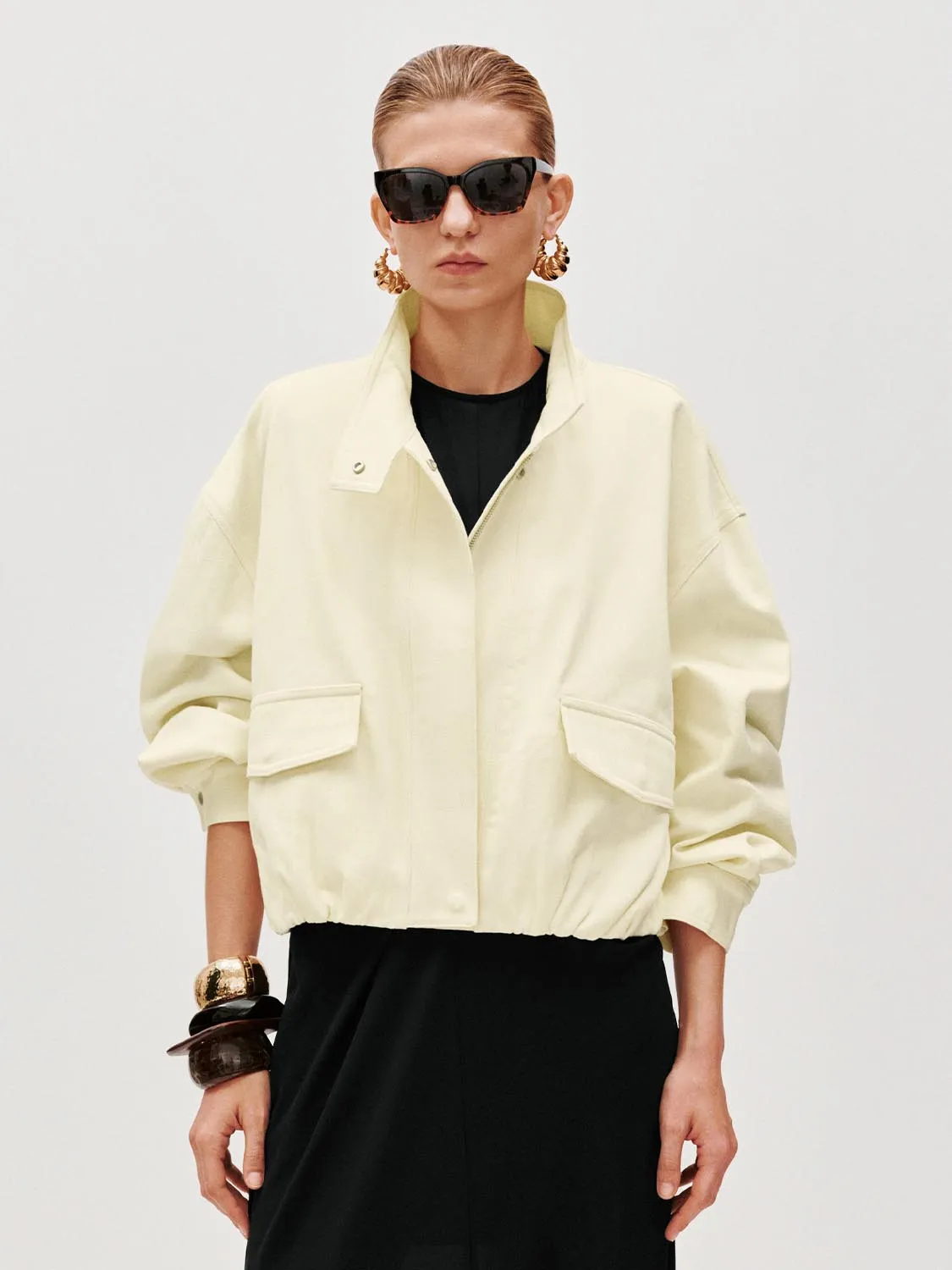 Stand Collar Jackets sold by Urban Revivo