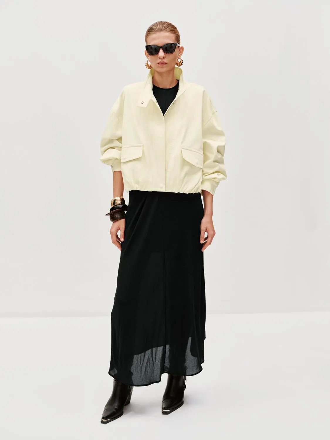 Stand Collar Jackets sold by Urban Revivo product image thumbnail 4