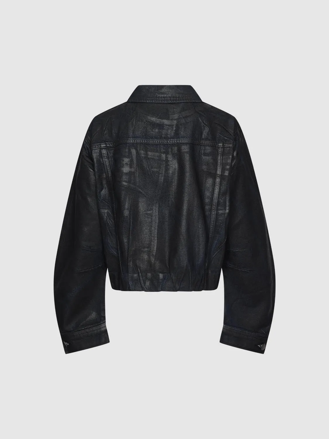 Balloon Sleeve Trucker Denim Jackets sold by Urban Revivo product image thumbnail 2