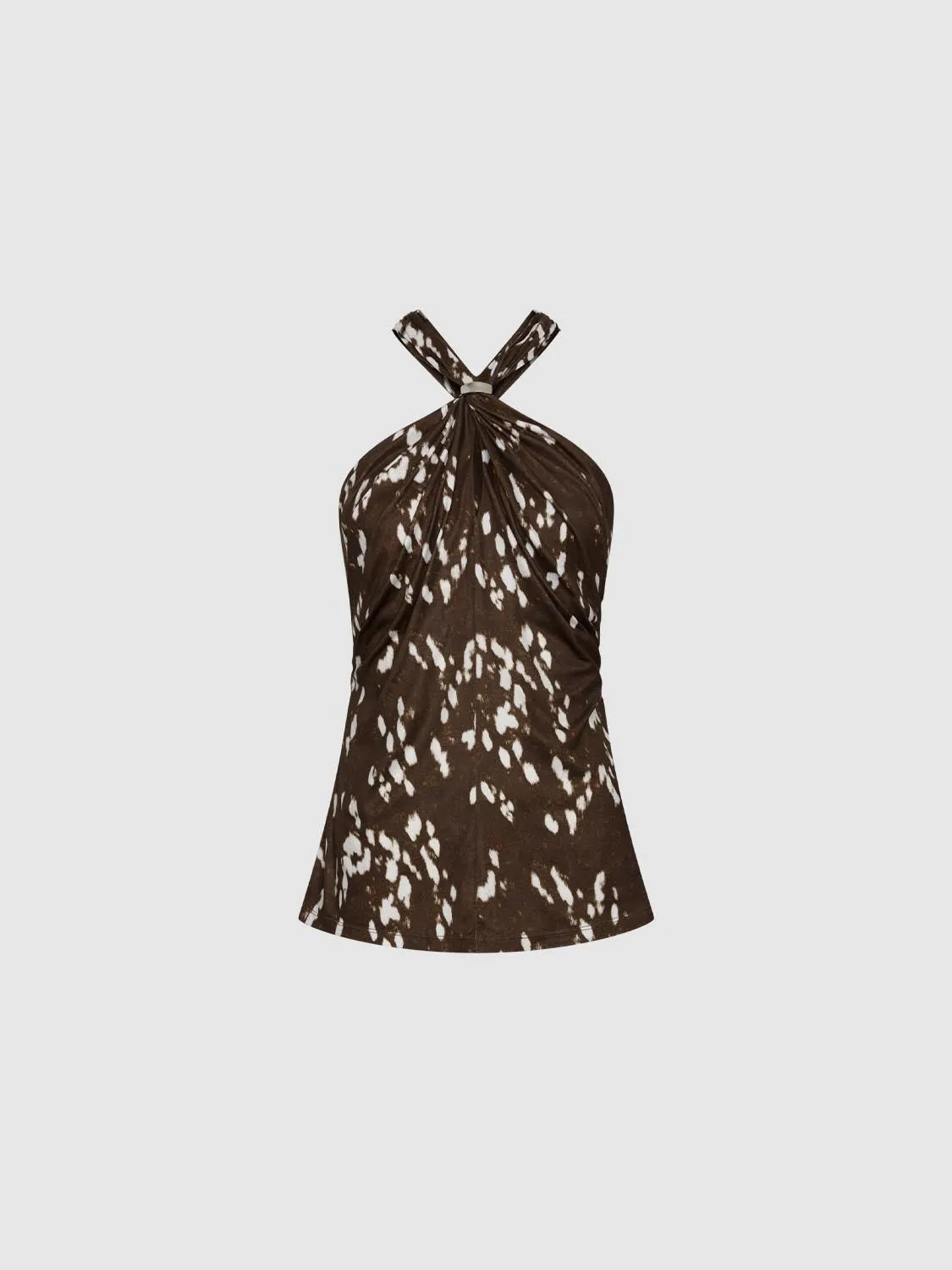 Cress Over Neck Bandeau Halter Top sold by Urban Revivo