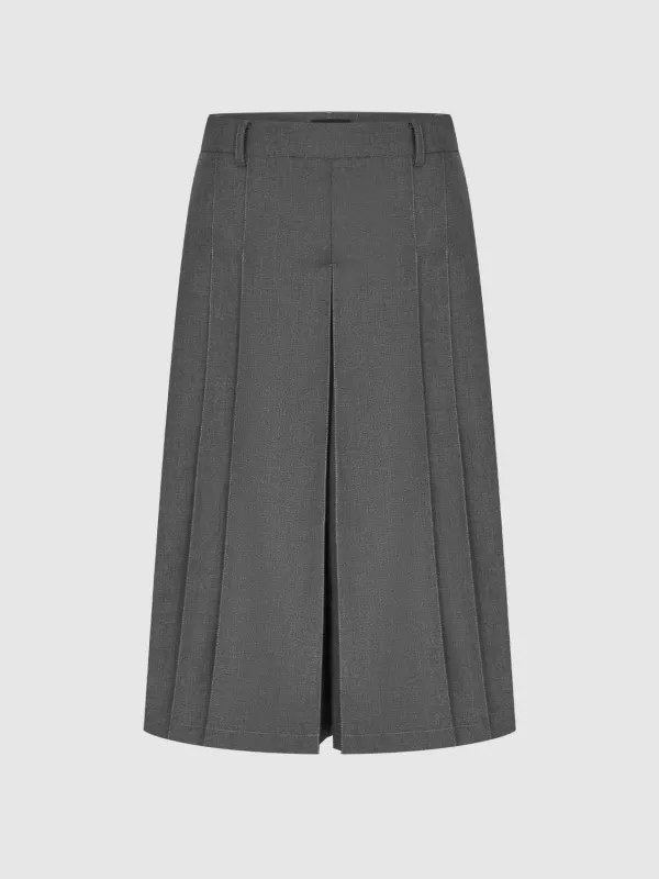 Capri Pleated Wide Leg Pants sold by Urban Revivo