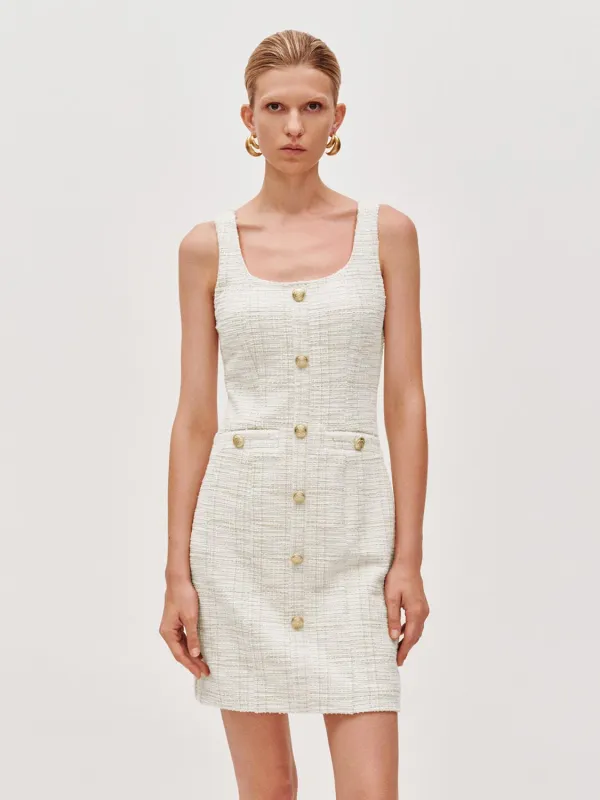 Sleeveless Button Detail Skinny Midi Dresses sold by Urban Revivo