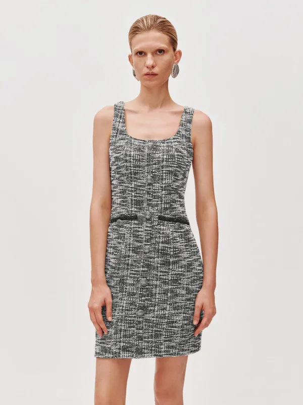 Sleeveless Button Detail Skinny Midi Dresses sold by Urban Revivo