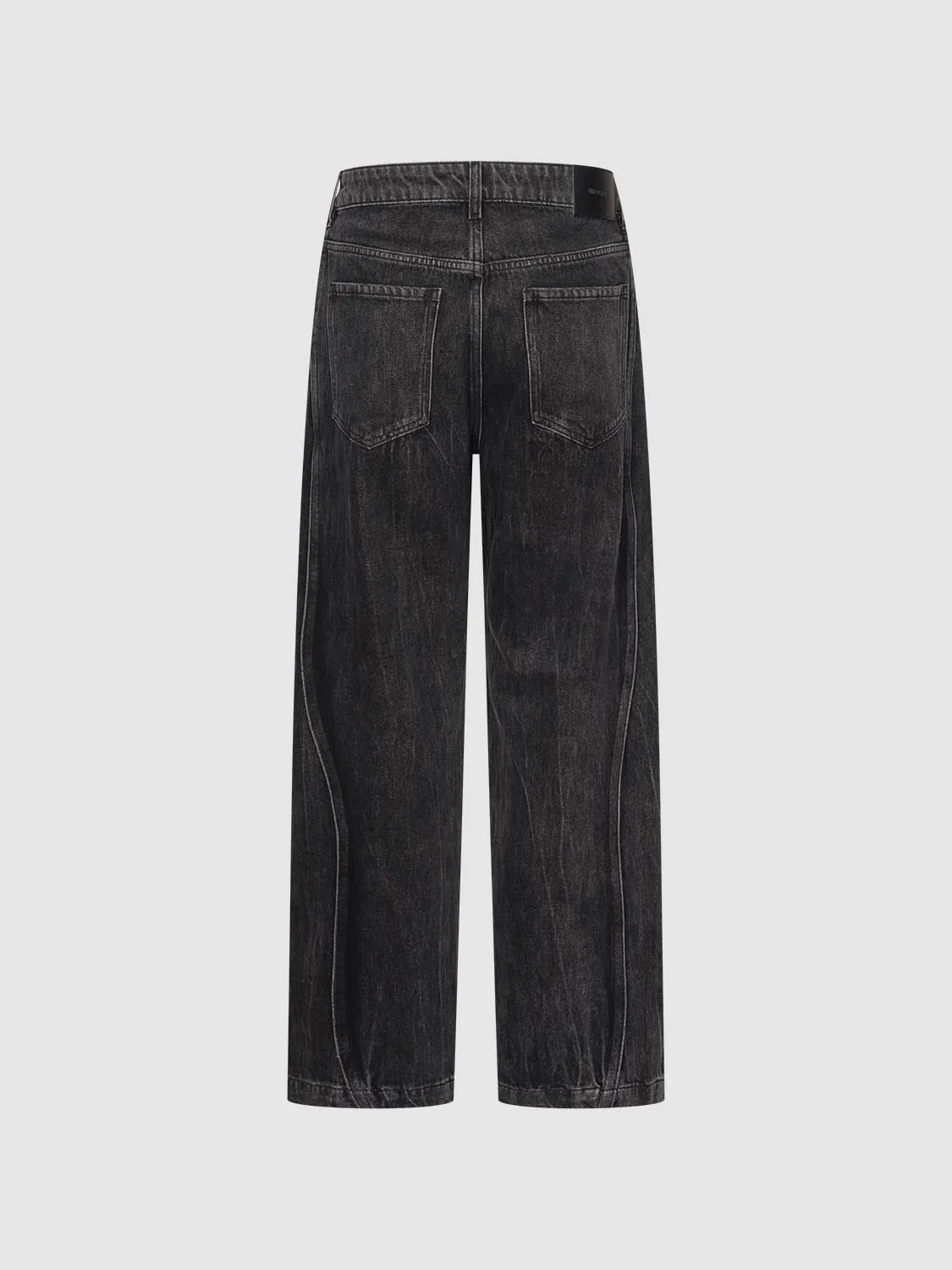 Seamed Wide Leg Jeans sold by Urban Revivo product image thumbnail 2