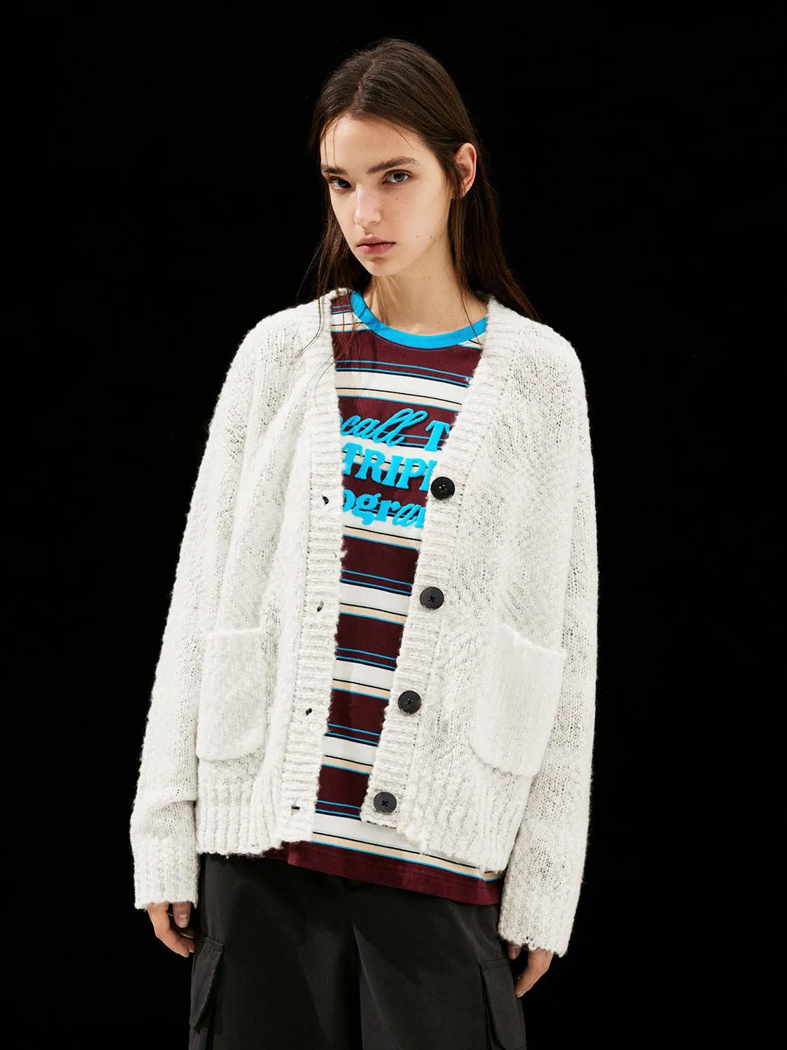 Loose Fit Knitted Cardigans sold by Urban Revivo