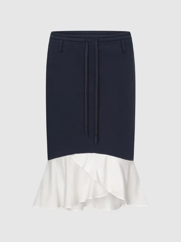 Ruffle Hem Fishtail Midi Skirts sold by Urban Revivo