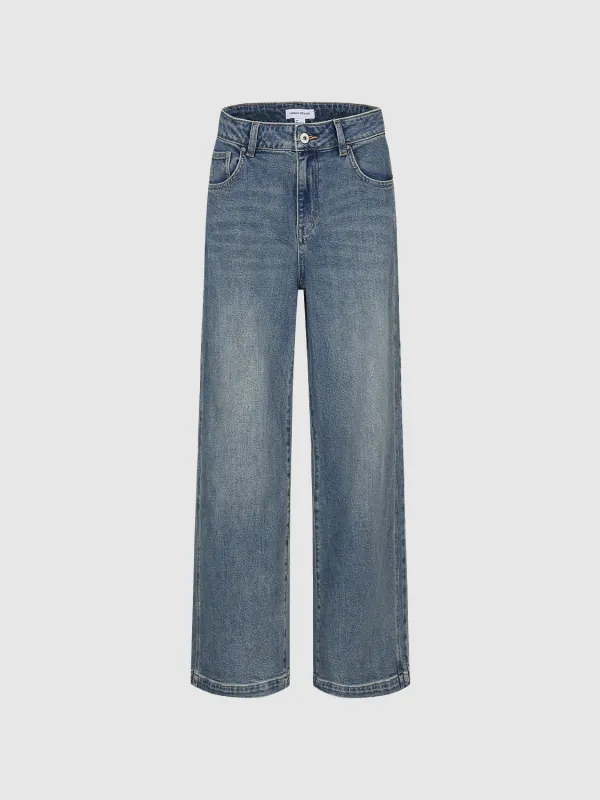 Wide Leg Jeans sold by Urban Revivo