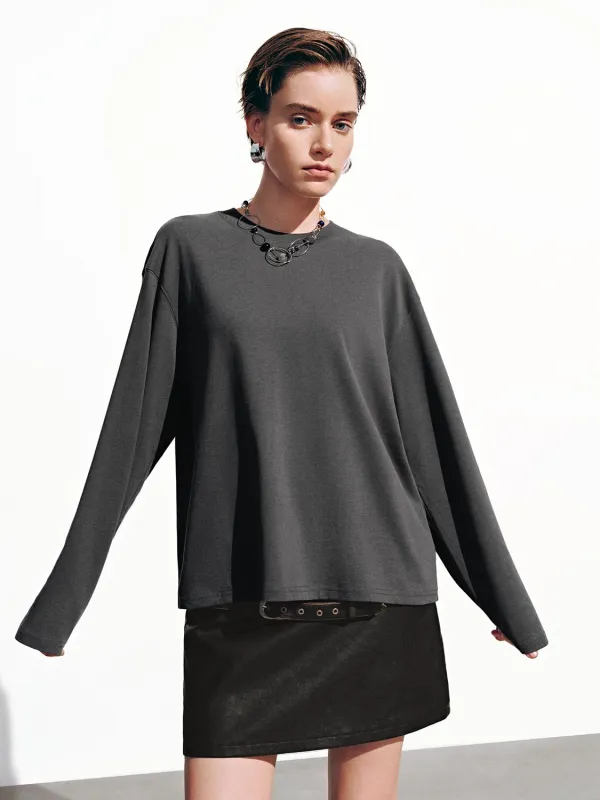 Crew Neck Long Sleeve T-Shirts sold by Urban Revivo