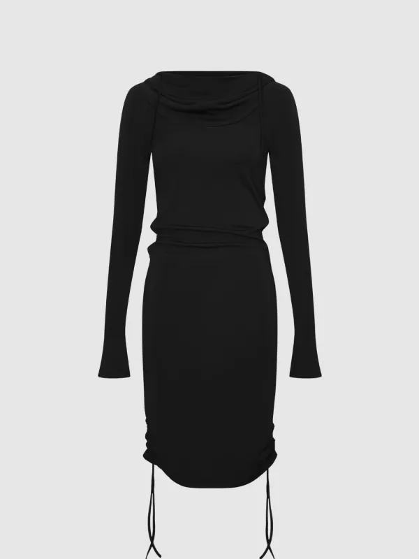 Drawstring Skinny Fit Midi Dresses sold by Urban Revivo