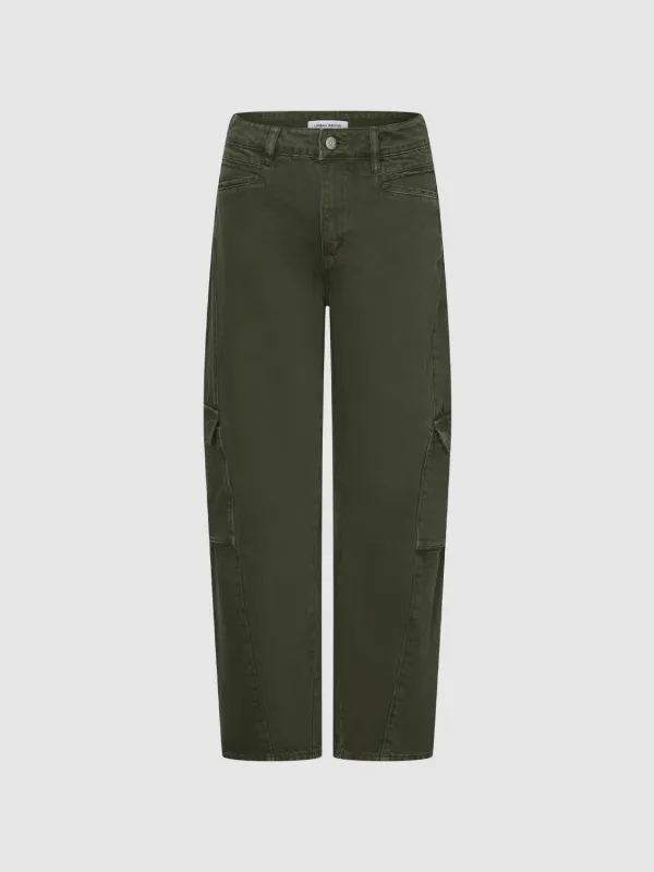 Seamed Barrel Jeans sold by Urban Revivo