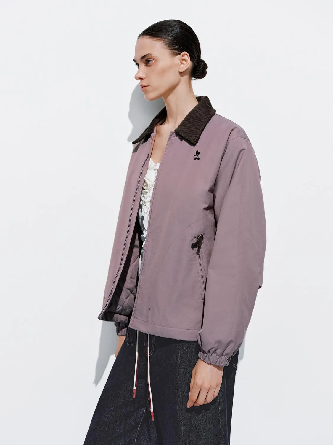 Collared Bomber Jackets sold by Urban Revivo product image thumbnail 2