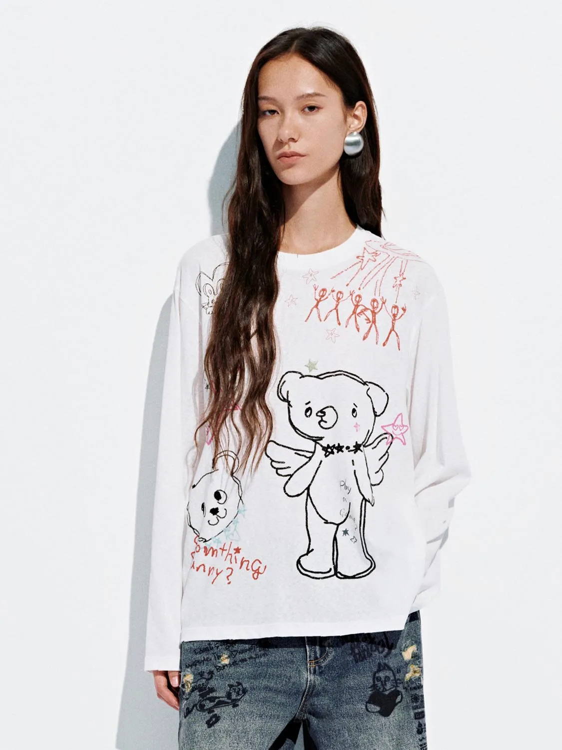 Graphic Long Sleeve T-Shirts sold by Urban Revivo