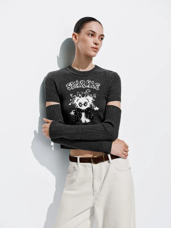 2 Pieces Graphic Knitted T-Shirts sold by Urban Revivo