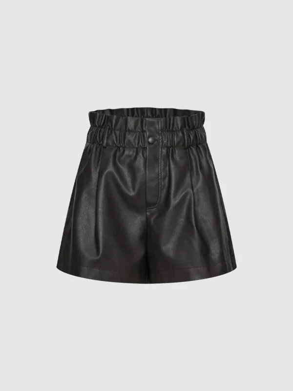 Frill Edge Wide Leg Shorts sold by Urban Revivo