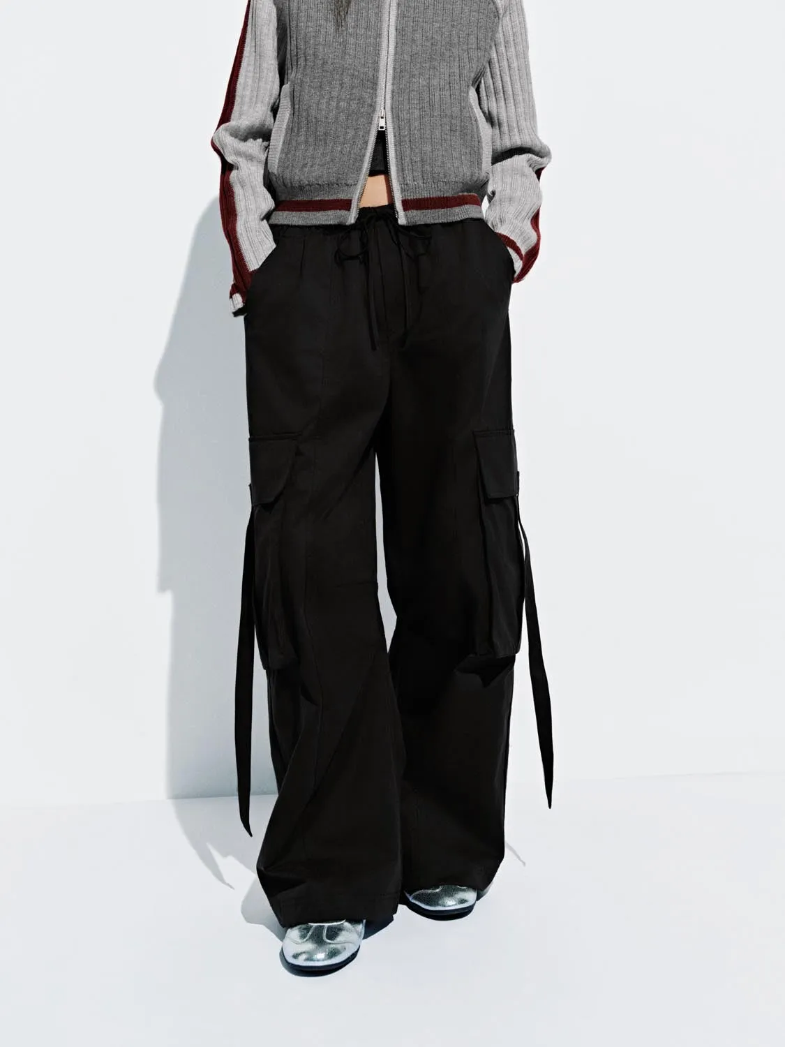 Cargo Wide Leg Pants sold by Urban Revivo product image thumbnail 2