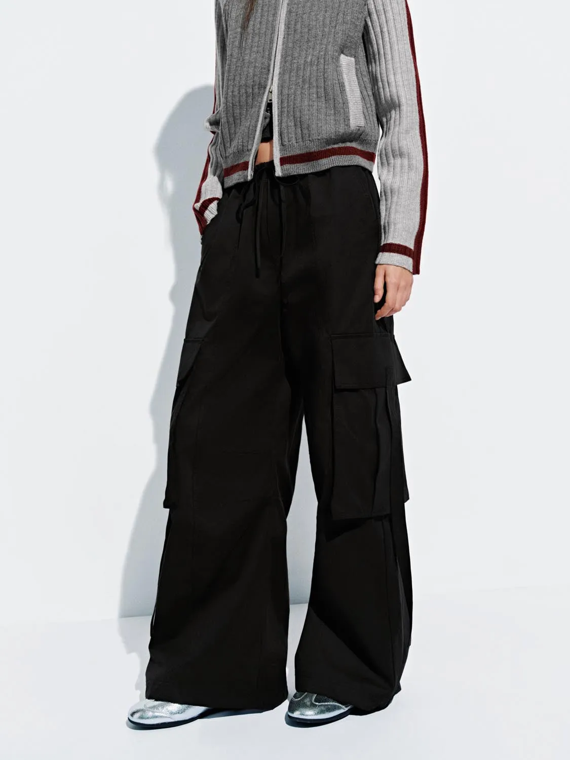 Cargo Wide Leg Pants sold by Urban Revivo product image thumbnail 3