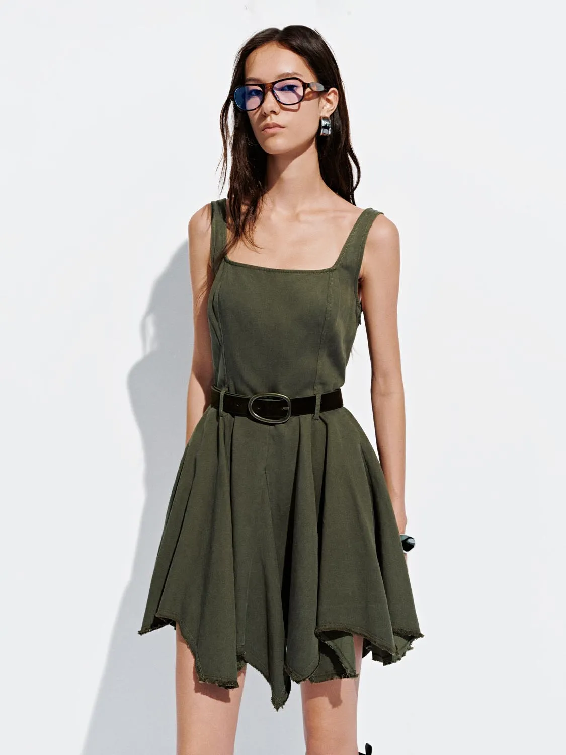 Strap Belted Midi Dresses sold by Urban Revivo