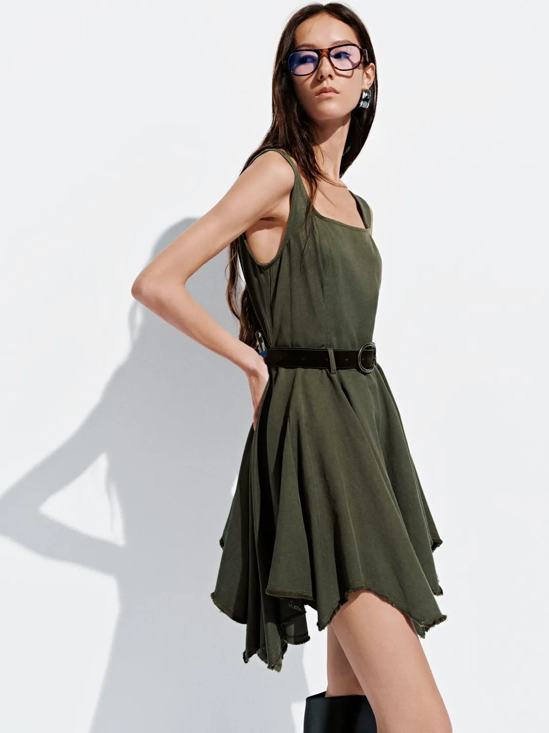 Strap Belted Midi Dresses sold by Urban Revivo product image thumbnail 2