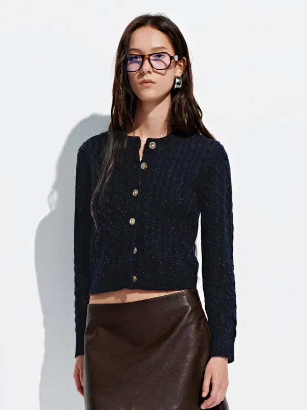 Button Up Cable Knitted Cardigans sold by Urban Revivo