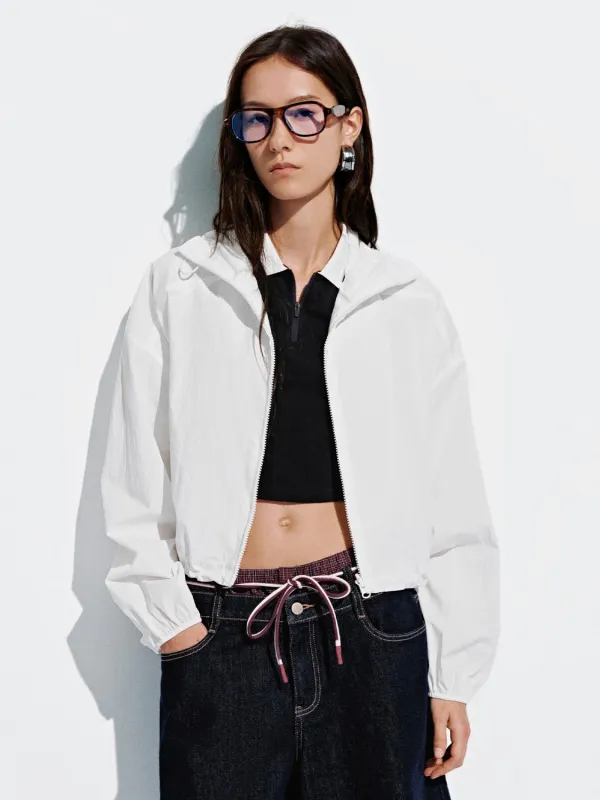 Drawstring Full Zip Jackets sold by Urban Revivo