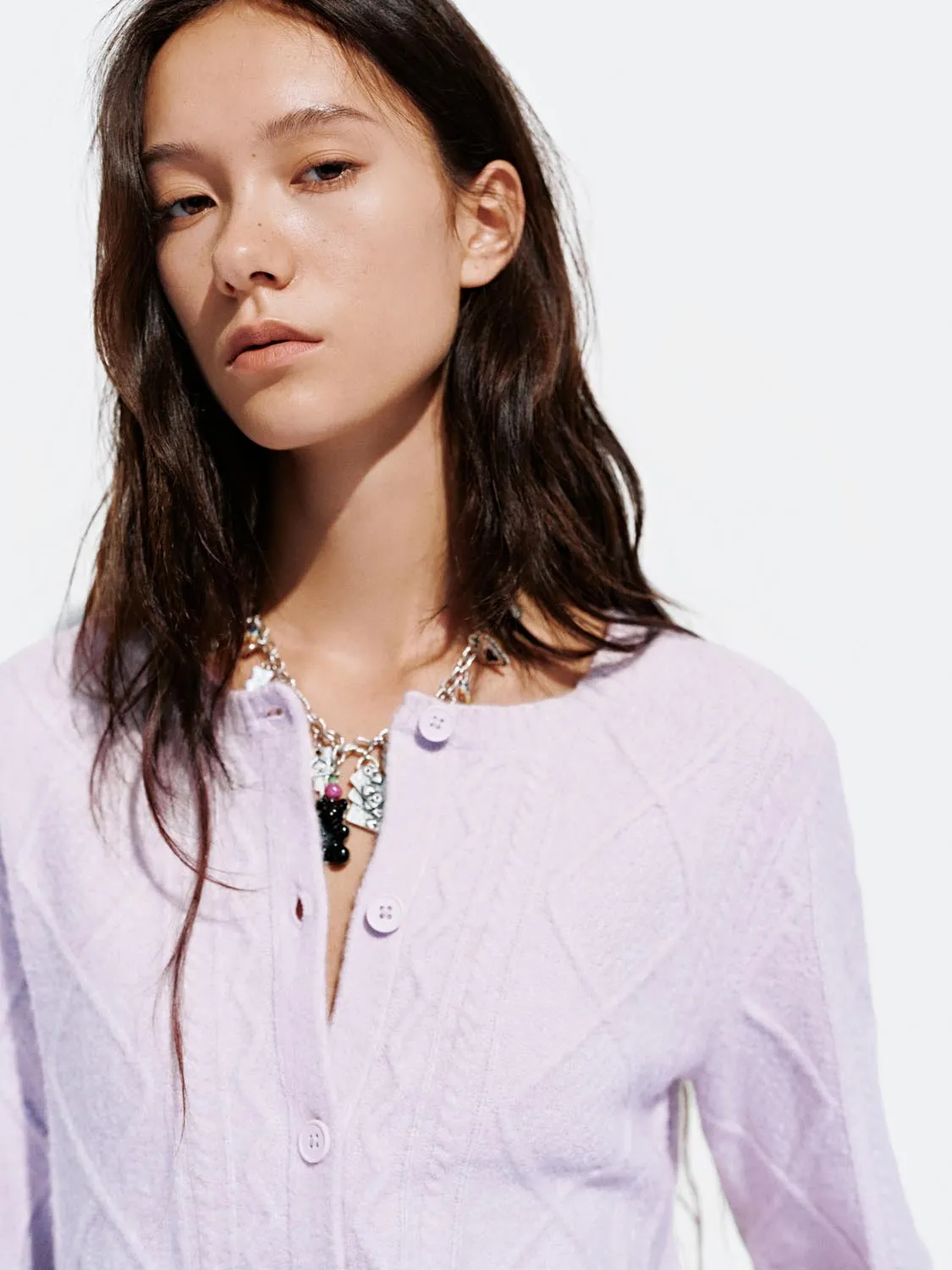 Cable Knitted Cardigans sold by Urban Revivo product image thumbnail 3