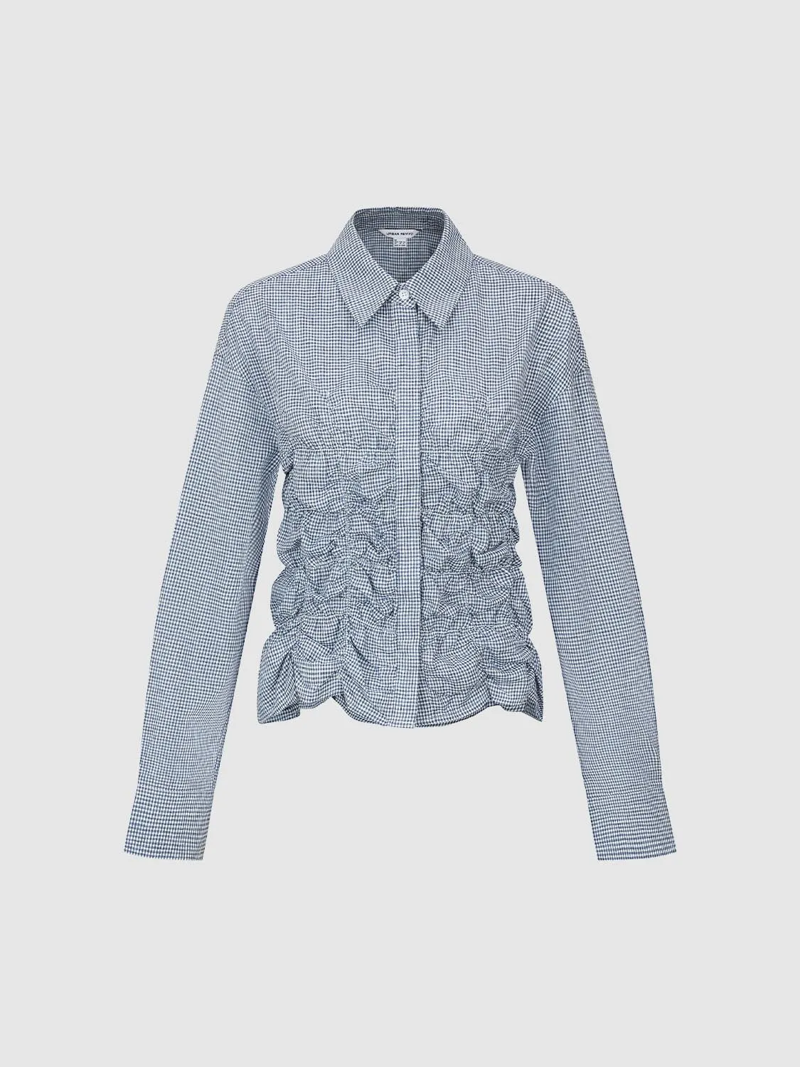Check Ruched Tiered Shirts sold by Urban Revivo