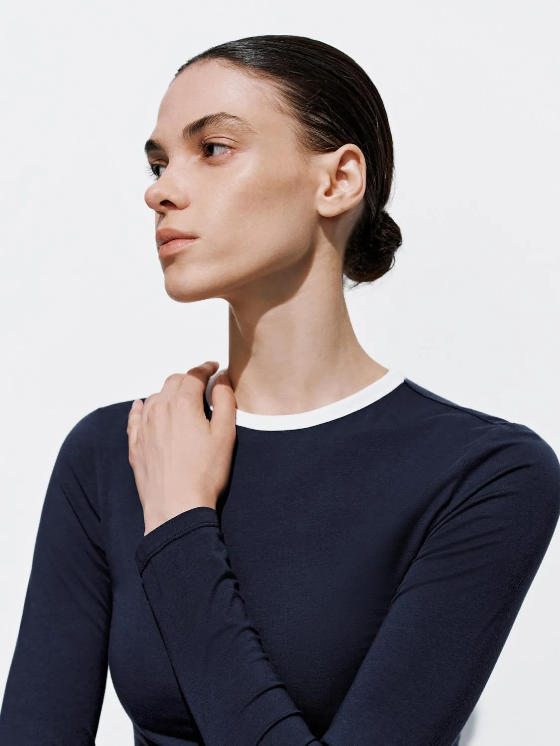 Striped Flare Long Sleeve T-Shirts sold by Urban Revivo product image thumbnail 3