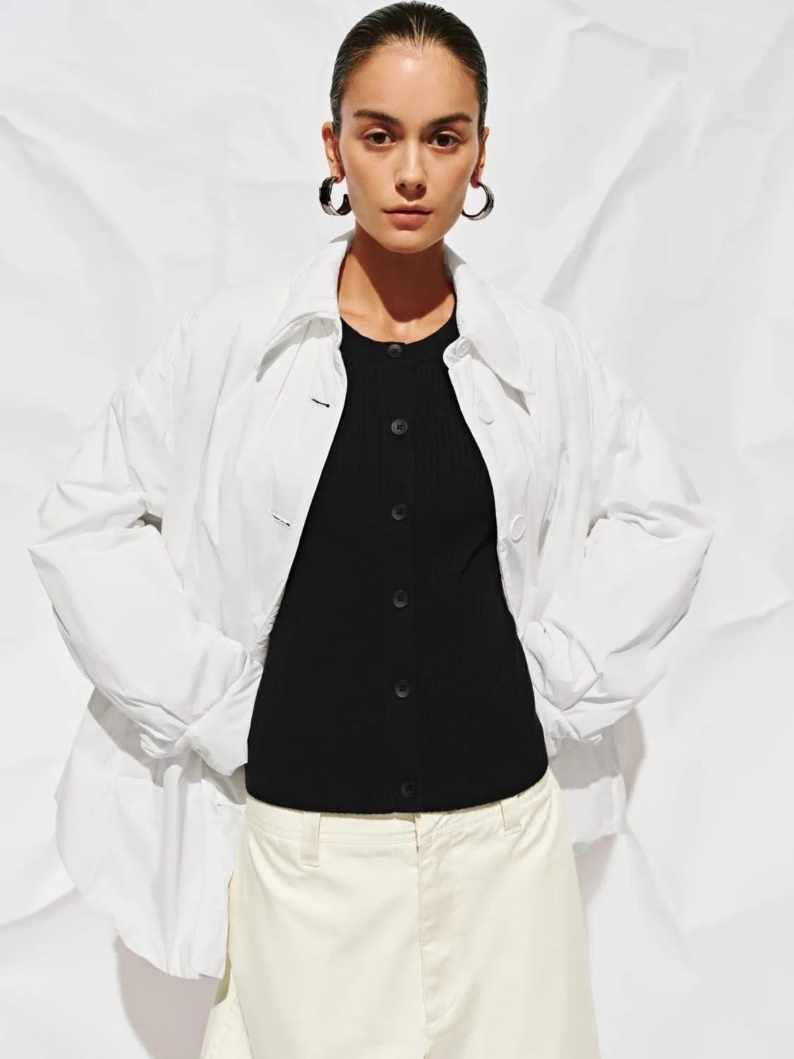 Loose Padded Jackets sold by Urban Revivo product image thumbnail 3