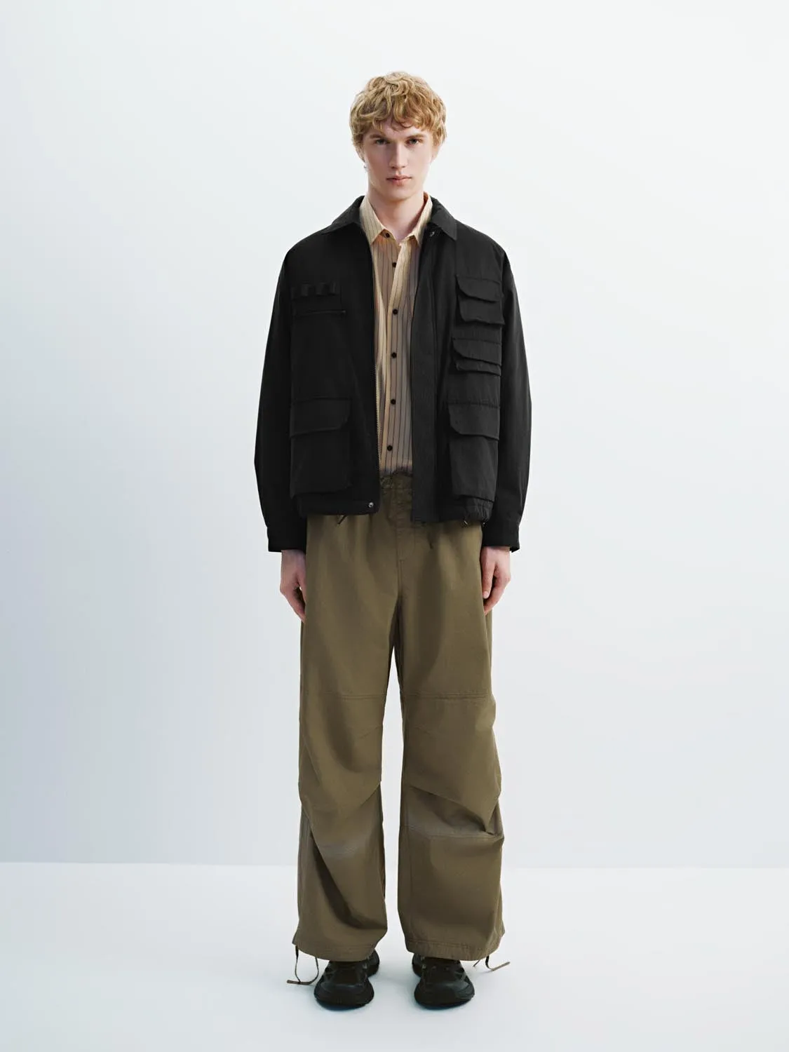 Oversized Cargo Jackets sold by Urban Revivo product image thumbnail 4