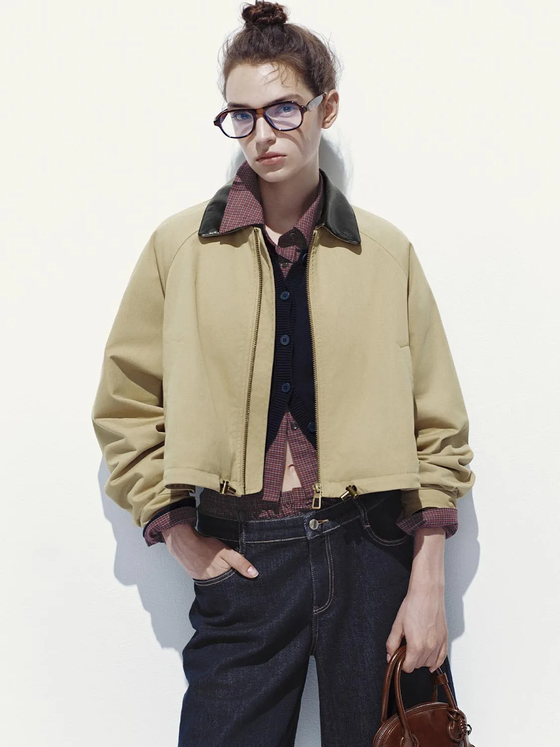 Drawstring Collared Bomber Jackets sold by Urban Revivo