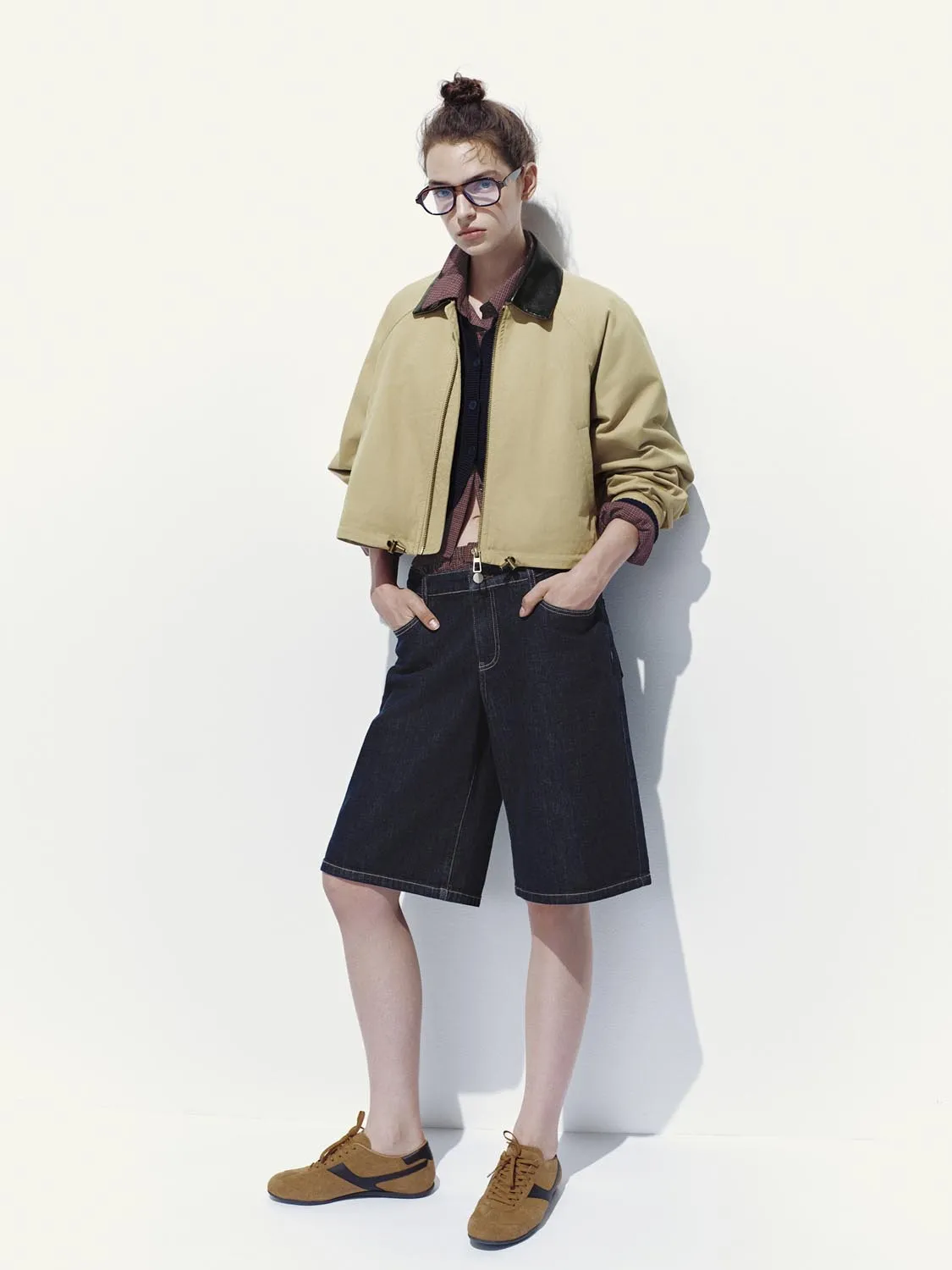 Drawstring Collared Bomber Jackets sold by Urban Revivo product image thumbnail 5