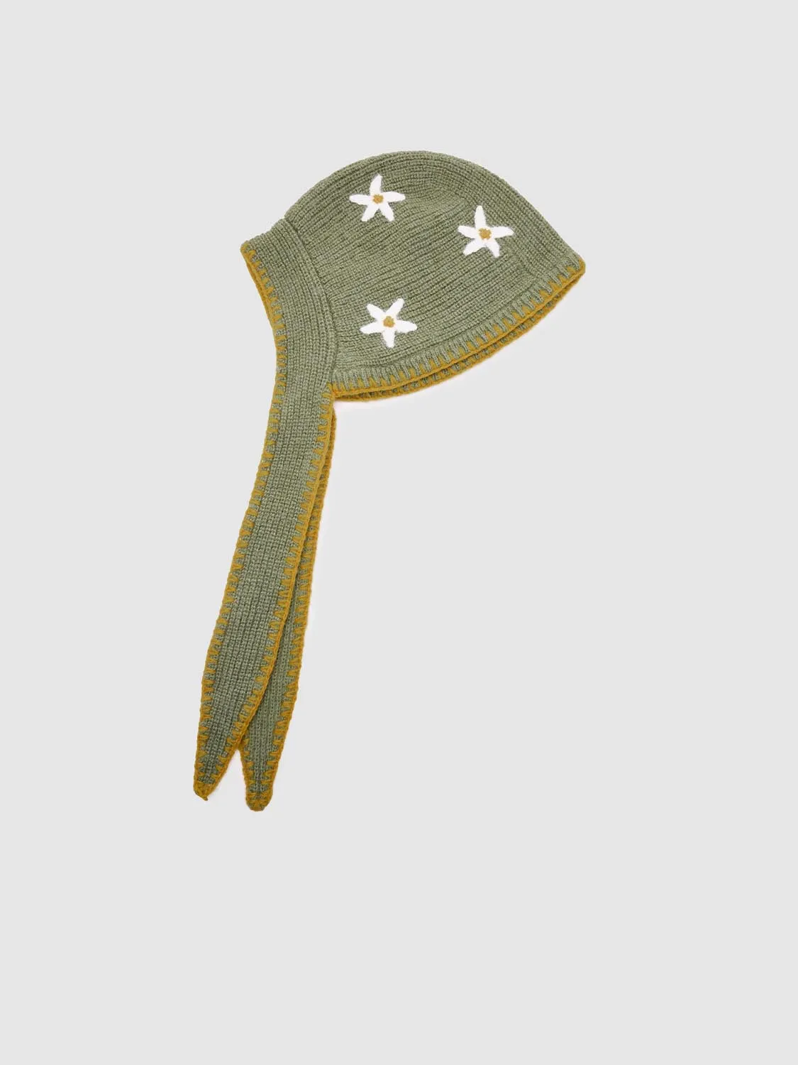 Tie Knitted Bonnet Hat sold by Urban Revivo product image thumbnail 3