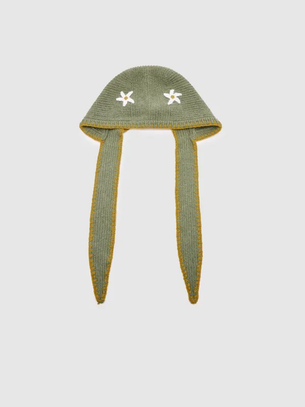 Tie Knitted Bonnet Hat sold by Urban Revivo