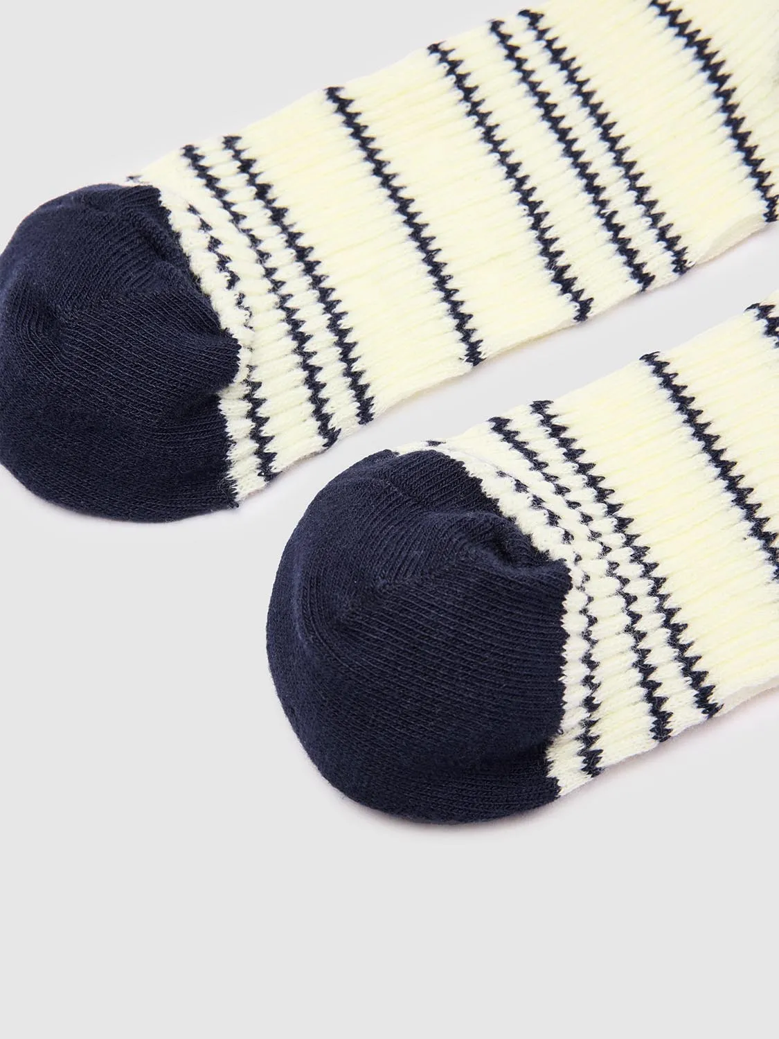 Contrast Ribbed Striped Socks sold by Urban Revivo product image thumbnail 3
