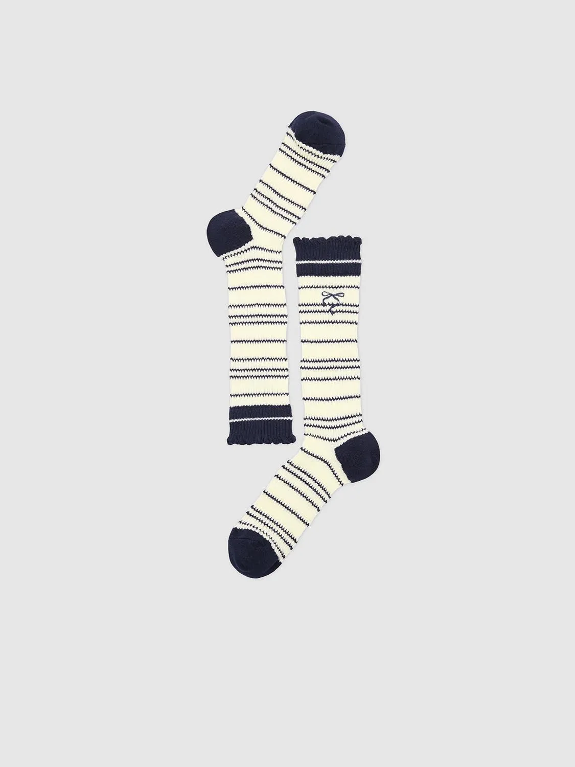 Contrast Ribbed Striped Socks sold by Urban Revivo product image thumbnail 2