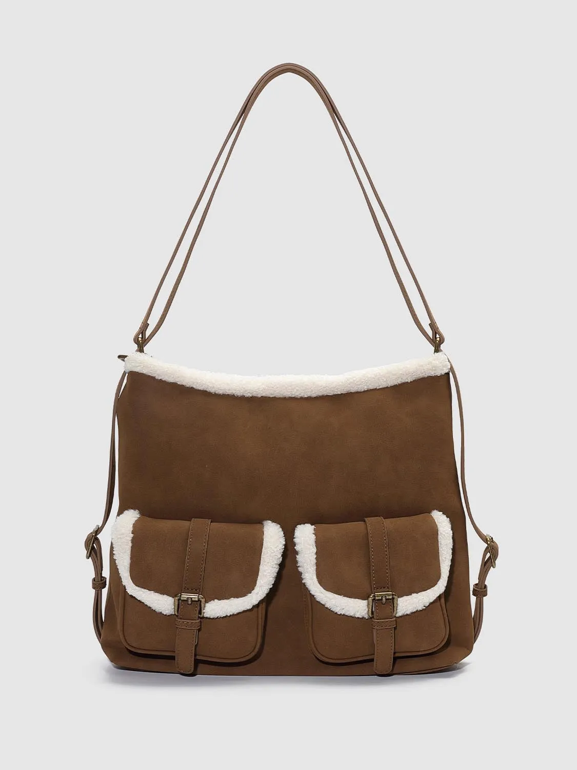 Multi Pockets Square Shoulder Bags sold by Urban Revivo