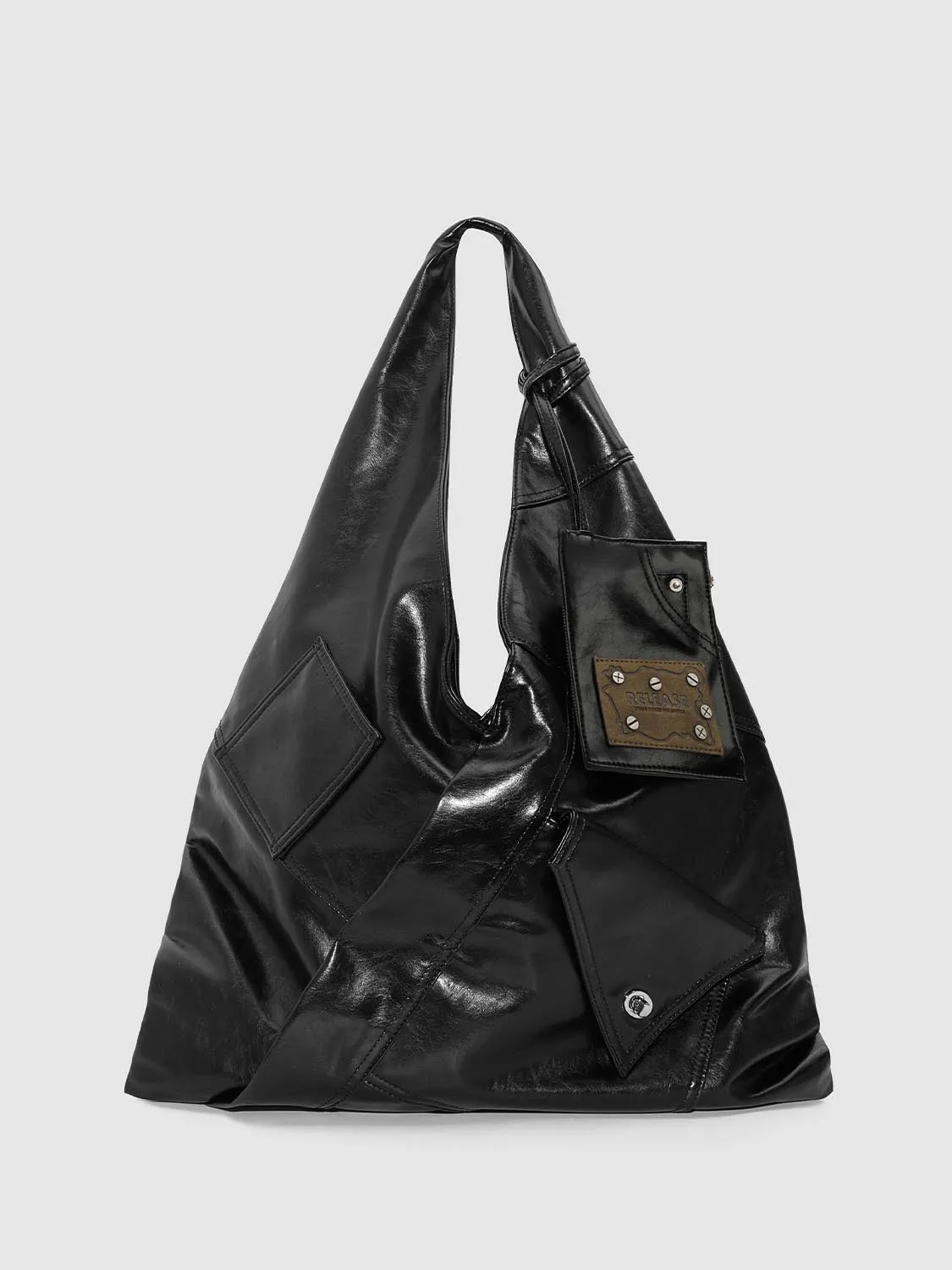 Vegan Leather Oversized Shoulder Bag sold by Urban Revivo
